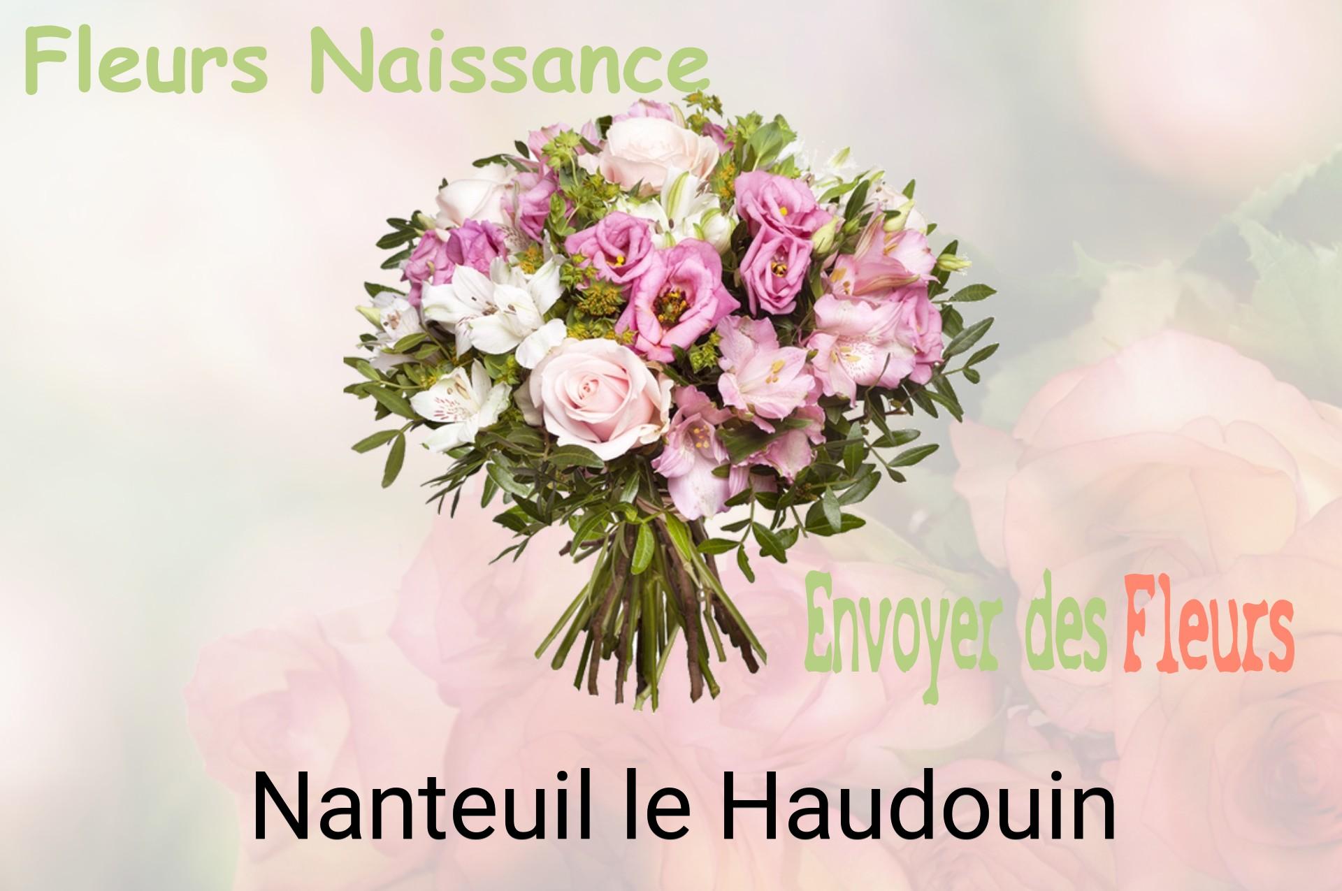 Bouquet de fleurs de naissance livré à Nanteuil-le-Haudouin